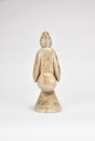 A Large Carved Jade Figure of a Kneeling Attendant, Han - 5