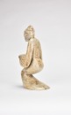A Large Carved Jade Figure of a Kneeling Attendant, Han - 6