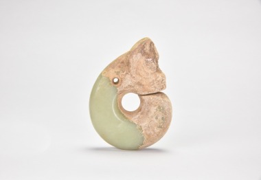 A Jade Pig-Dragon (Zhulong), Hongshan Culture, Neolithic Period