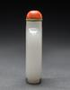 Qing - A Fine White Jade Snuff Bottle - 3