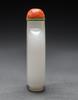 Qing - A Fine White Jade Snuff Bottle - 6