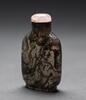 Qing - A Greenish Plants Agate Snuff Bottle - 2