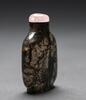 Qing - A Greenish Plants Agate Snuff Bottle - 4