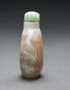 Qing-An Agate Snuff Bottle Jadeite Stopper - 3