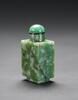 Qing - A Greenish Hard Stone Snuff Bottle - 5