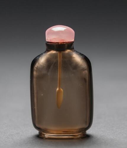 Qing - A Citrine Snuff Bottle