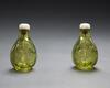 Qing-A Transparence Green Glass Snuff Bottle