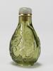 Qing-A Transparence Green Glass Snuff Bottle - 2