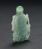 A Jadeite Snuff Bottle Carved - 2