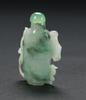 A Jadeite Snuff Bottle Carved - 4