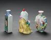 A Group of Three Porcelain Snuff Bottles - 2