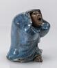 Early 20th Century-Yawning Damo ‘Blue Flambé Glaze’ - 4