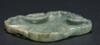 Late Qing / Republic-A Jadeite Carved Lotus Brush Washer - 5