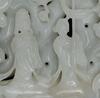 A White Jade Circular Plaque Carved Lady And Attendant - 2