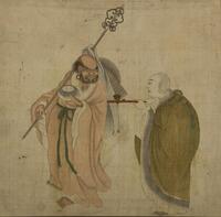 Qing - Anonymous -Bodhidharma Painting