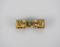 Qing-A Gilt-Bronze Dragon Belt Buckle