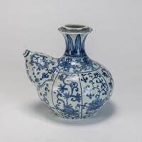 Qing-A Blue And White ‘Floral-Scroll’ Kendi