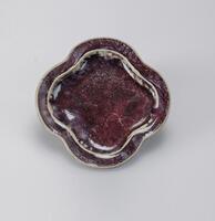 Early 20th Century-A SHI Wan Ruby Red Glazed Dish