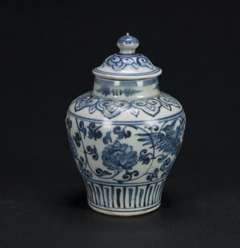 Ming-A Blue And White “Ruyi, Flowers” Jug With