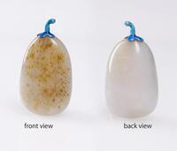 Qing-A White Jade With Russet Skin Snuff Bottle