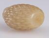 Qing - A Yellowish White Jade Carved Snuff Bottle - 4