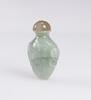 Qing - A Jade Carved Snuff Bottle - 5
