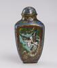 Qing A Cloisonné ‘Pine And Crane’ Snuff Bottle - 3