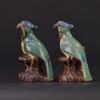 Late Qing/Republic-A Pair of Shiwan Parrots - 2