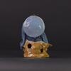 Mid 20th Century-A Shiwan Blue Flambé-Glazed Lohan And Two Rabbits - 4