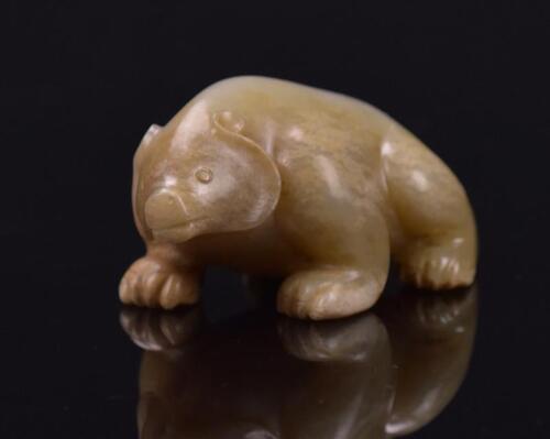 Antique-A Jade Bear