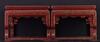 Qing - A Pair Of Cinnabar Lacquer Stand - 2