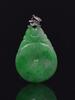 A Jadeite Carved Gold-Coin Pendant - 2