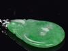 A Jadeite Carved Gold-Coin Pendant - 4