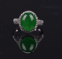 A Beautiful Jadeite Diamond Ring