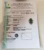 Top Quality Glassy Jadeite Jade Diamond Ring - 3