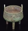 12Th-11th CT.Bc-A Bronze ‘Taotie’ Tripod Cooking Vessel - 5