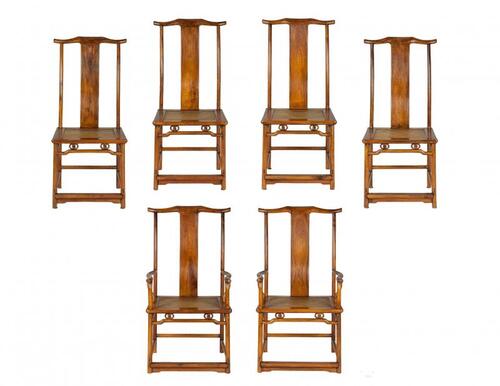 Six Pieces Of Huanghuali Chairs