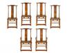 Six Pieces Of Huanghuali Chairs