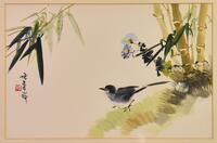 Zhang Shuqi (1900-1957) Bird And Flower