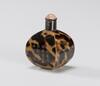 A Hawksbill Snuff Bottle With Gold Ink Poetrys - 3