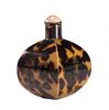 A Hawksbill Snuff Bottle With Gold Ink Poetrys - 4