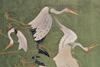 Late Qing/Republic-An Embroidered ‘Five Cranes’ Framed - 4