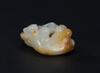 Qing - A Russet White Jade Carved Fox Toggle - 2