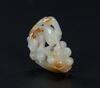 Qing - A Russet White Jade Carved Fox Toggle - 3