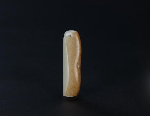 Qing - A Russet White Jade Feather Holder