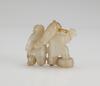Ming - A White Jade Carved Two Boy - 4