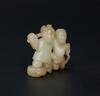 Ming - A White Jade Carved Two Boy - 6