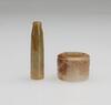 Qing-A russet White Jade Archer Ring And Cigarette Holder - 2