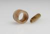 Qing-A russet White Jade Archer Ring And Cigarette Holder - 5