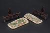 Qing-A Pair Of Ivory Carved And Color Lotus Flowers And Fishes In Pond - 6